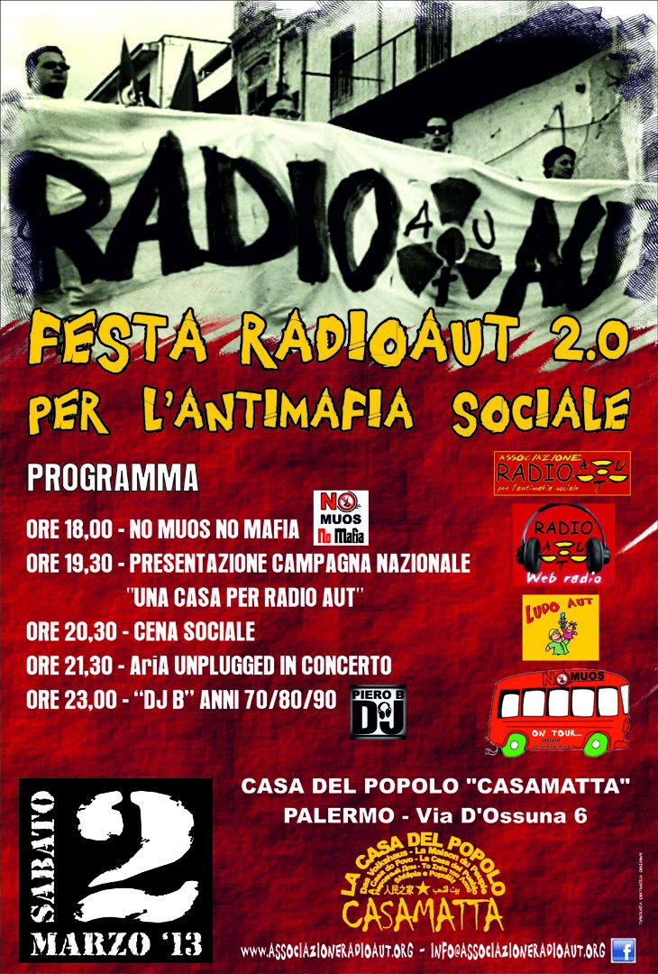 NO MUOS on tour - festa radio Aut - Palermo 22