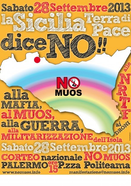28 SETTEMBRE 2013 - Corteo Nazionale No Muos a Palermo  1